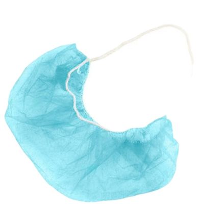 غطاء لحية للاستعمال مرة واحدة من البولي بروبلين غير منسوج 45x20 سم، عبوة 100 قطعة