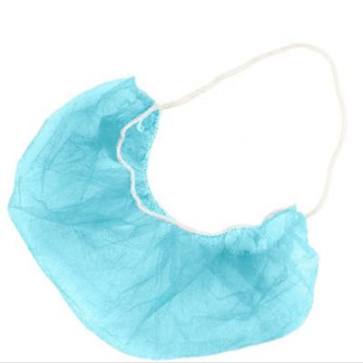 غطاء لحية غير منسوج للاستعمال مرة واحدة 45x20 سم أبيض أسود أزرق