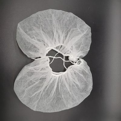 غطاء لحية غير منسوج للاستعمال مرة واحدة 45x20 سم أبيض أسود أزرق